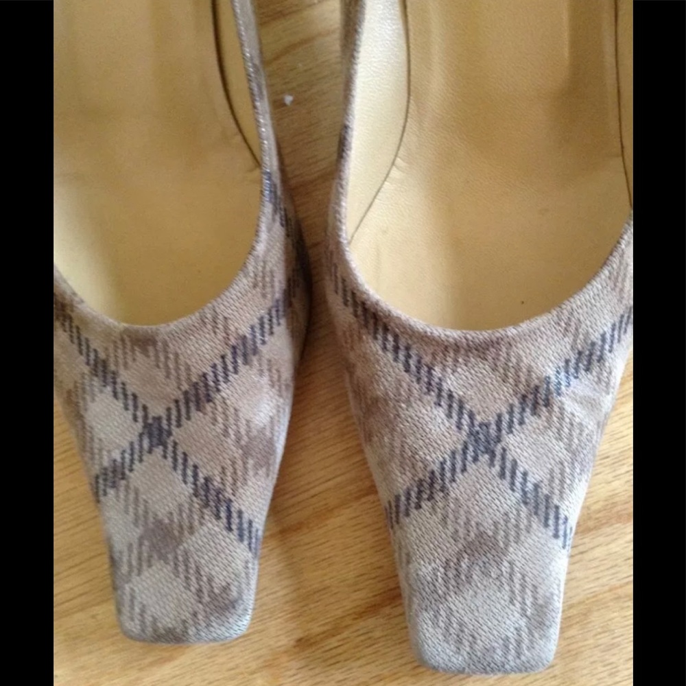 BALLIN MADE IN italy plaid pumps 40 10 - Picture 3 of 7